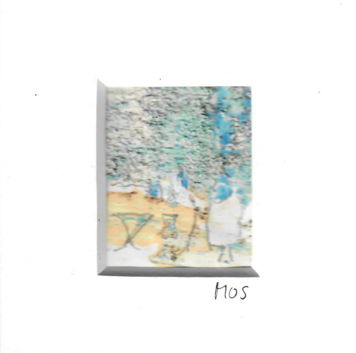 Phantasie, Acryl auf Papier im Passepartout, 10 x 10 cm